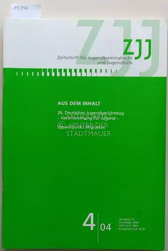 Zeitschrift für Jugendkriminalrecht und Jugendhilfe (ZJJ). -- Einzelhefte. 
