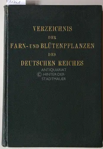 Mansfeld, R: Verzeichnis der Farn- und Blütenpflanzen des Deutschen Reiches. [= Berichte der Deutschen Botanischen Gesellschaft, Bd. LVIII {58} a.] Herausgegeben von der Deutschen Botanischen Gesellschaft. 