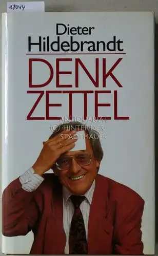 Hildebrandt, Dieter: Denkzettel. Zeichnungen von Dieter Hanitzsch. 