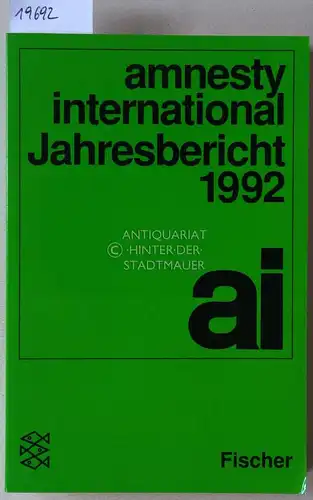 Amnesty International Jahresbericht 1992. 