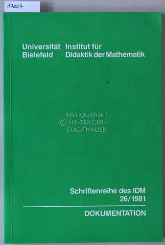 Huster, Ludger: Dokumentation zur Entwicklung der Mathematik-Didaktik im 19. Jahrhundert - Elementarschulbereich. [= Schriftenreihe des IDM, 26/1981]. 