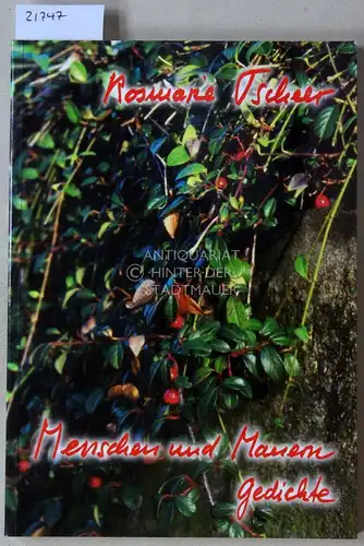 Tscheer, Rosmarie: Menschen und Mauern. Gedichte. Zeichnungen von Rosmarie Mangold. Nachw. v. Josef Bieger-Hänggi.