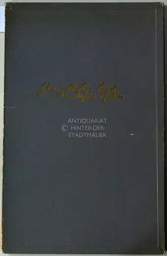 Bach, Johann Sebastian: Fantasia Super Komm Heiliger Geist. Faksimileausgabe mit erläuternden Worten von Peter Wackernagel. 