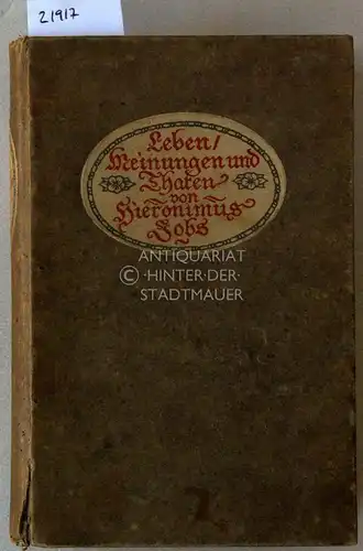Kortum, Carl Arnold: Die Jobsiade. Ein komisches Heldengedicht in drei Teilen. 