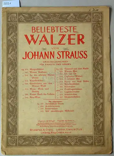Strauss, Johann: Frühlingsstimmen. Walter, Op. 410. 