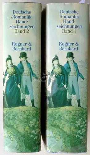 Bernhard, Marianne (Hrsg.): Deutsche Romantik. Handzeichungen. Bd. 1: Carl Blechen (1798-1840) bis Friedrich Olivier (1791-1859); Bd. 2: Johann Friedrich Overbeck (1789-1869) bis Christian Xeller (1784-1872). (2 Bde.). 