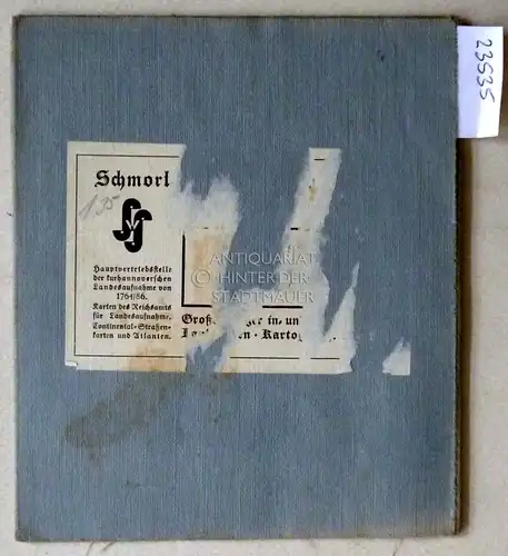 Hannover Umgebungskarte, ca. 1:100000.