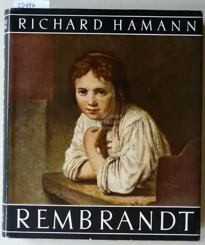 Hamann, Richard: Rembrandt. 