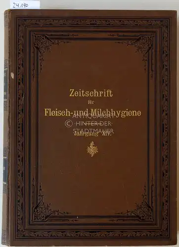 Zeitschrift für Fleisch- und Milchhygiene, 14. Jahrgang 1904. 
