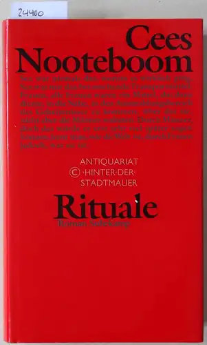 Nooteboom, Cees: Rituale. (Aus d. Niederl. v. Hans Herrfurth.). 
