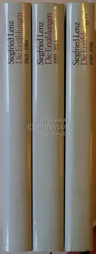 Lenz, Siegfried: Die Erzählungen. 1949-1958; 1959-1964; 1965-1984. (3 Bde.). 
