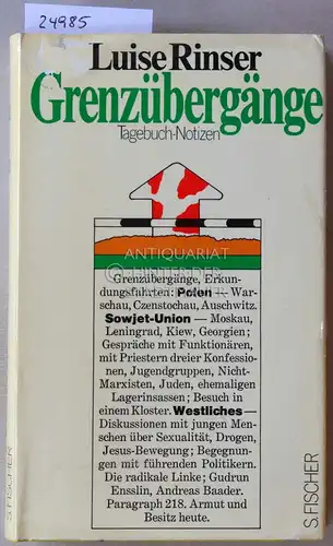 Rinser, Luise: Grenzübergänge. Tagebuch-Notizen. 