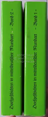 Wäschke, Hermann: Anhältsche Dorfjeschichten. Paschlewwer Jeschichte I (erstes bis viertes Bändchen) u. II (fünftes bis achtes Bändchen). (2 Bde.). 