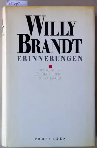 Brandt, Willy: Erinnerungen. 