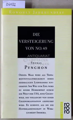 Pynchon, Thomas: Die Versteigerung von No. 49. 