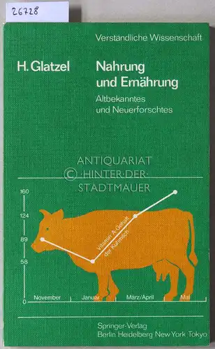Glatzel, Hans: Nahrung und Ernährung. Altbekanntes und Neuerforschtes. [= Verständliche Wissenschaft, Bd. 39]. 