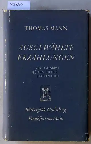 Mann, Thomas: Ausgewählte Erzählungen. 