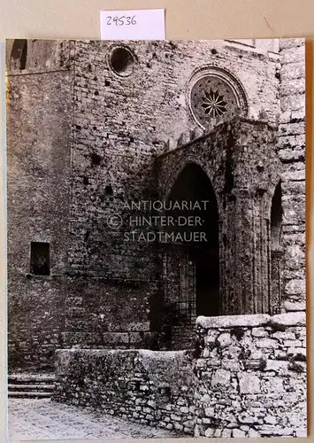 Petzold, W: Erice. Fassade der Chiesa Madre und Vorhalle. 