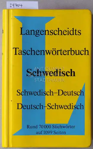 Kornitzky, Hansgeorg: Langenscheidts Taschenwörterbuch der schwedischen und deutschen Sprache. Schwedisch-deutsch, deutsch-schwedisch. 