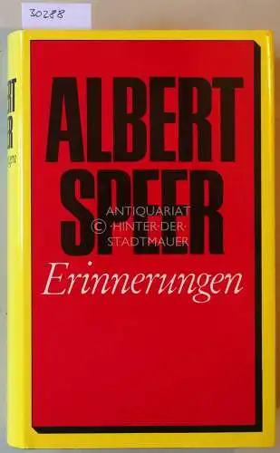 Speer, Albert: Erinnerungen. 