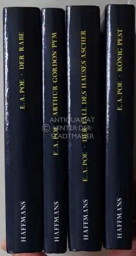 Poe, Edgar Allan: Edgar Allan Poe: Gesammelte Werke in 5 Bänden. (4 von 5, 1: König Pest, 2: Der Fall des Hauses Ascher, 4: Arthur Gordon Pym, 5: Der Rabe). 
