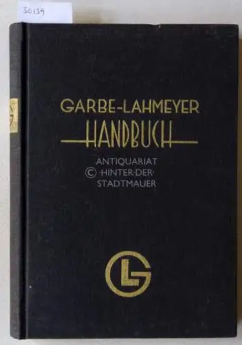 Garbe-Lahmeyer Handbuch. 