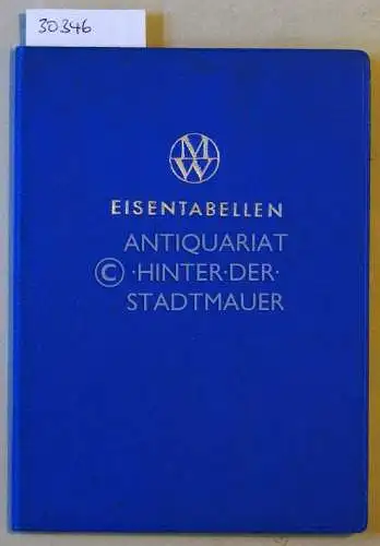 Gewichts- und Berechnungs-Tabellen für Eisen und Metalle. 