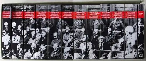 Der Prozess gegen die Hauptkriegsverbrecher vor dem Internationalen Militärgerichtshof, Nürnberg 14. November 1945 - 1. Oktober 1946. (23 Bde. in 12 Bden.) Internationaler Militärgerichtshof Nürnberg. 