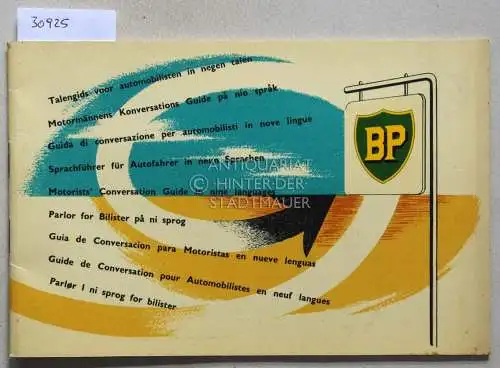 BP Sprachführer für Autofahrer in neun Sprachen. 