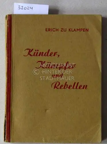 Klampen, Erich zu: Künder, Kämpfer und Rebellen. 