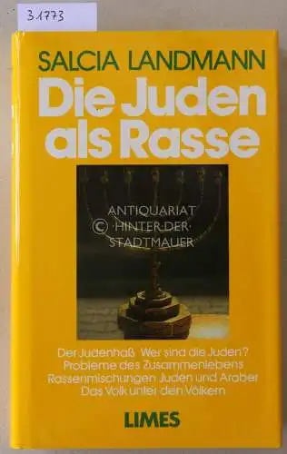 Landmann, Salcia: Die Juden als Rasse. 