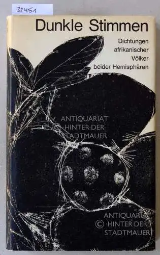 Jahn, Jahnheinz (Hrsg.): Dunkle Stimmen. Schwarzer Orpheus, Schwarze Ballade. Dichtungen afrikanischer Völker beider Hemisphären. 