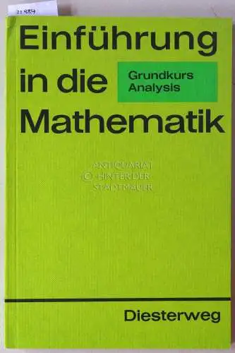 Tischel, Gerhard: Einführung in die Mathematik für allgemeinbildende Schulen: Grundkurs Analysis. 