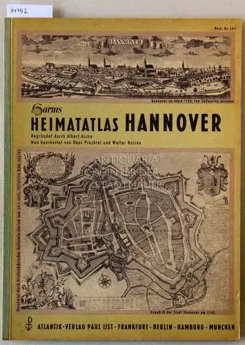 Asche, Albert, H. (Bearb.) Prechtel und W. (Bearb.) Rosien: Harms Heimatatlas Hannover. [Best.-Nr. 309]. 