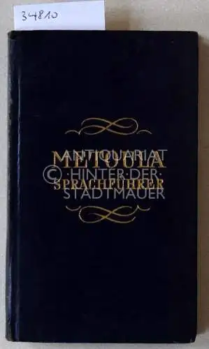 Vierhout, C.J: Metoula-Sprachführer Niederländisch (Holländisch). 