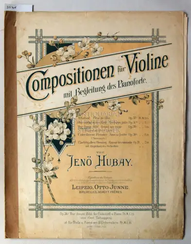Hubay, Jenö: Vor ihrem Bild - Devant son image. Op. 38 No. 1. 
