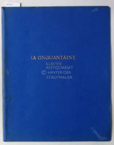 Marie, Gabriel: La Cinquantaine. (Klavier+Violine). 