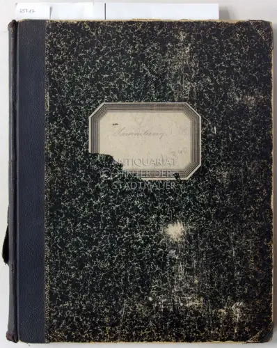 Sammlung alter Noten (Klavier bzw. Klavier+Gesang), um 1910? Zusammen in einem Band gebunden. 