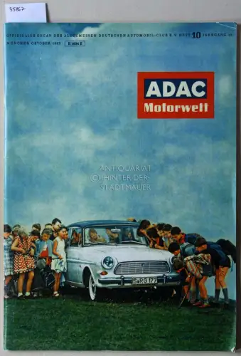 ADAC Motorwelt. Heft 10, Jahrgang 15, Oktober 1962. 