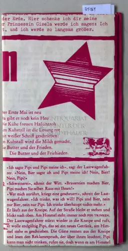 Warum ist die Banane krumm? (NUR Poster mit Liedertexten, das der gleichnamigen Schallplatte beilag) [= Wagenbachs Quartplatte, WA7). 