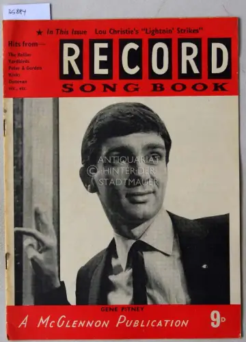 Record Song Book. (Deckelbild: Gene Pitney). 