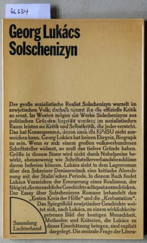 Lukacs, Georg: Solschenizyn. 