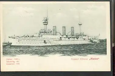 Grosser Kreuzer Hansa.