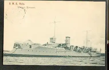 SMS Hela. Kleiner Kreuzer.