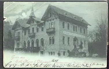 Edle Krone b. Tharand. Restaurant und Pension "Segen Gottes".