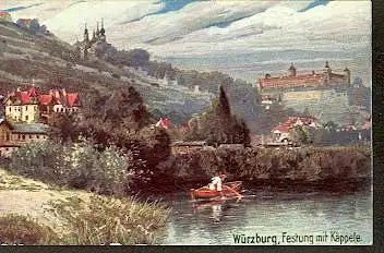 Würzburg. Festung mit Kappele.