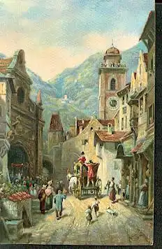 K. Spitzweg. Serenissimi Auffahrt.