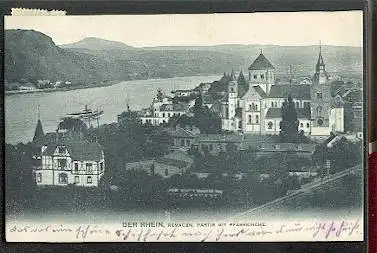 Remagen. Partie mit Pfarrkirche.