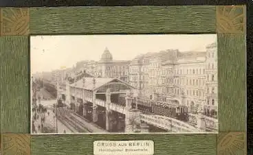 Berlin. Gruss aus Hochbahn Bülowstr.