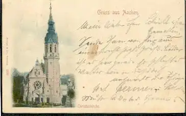 Aachen. Gruss aus Christuskirche.